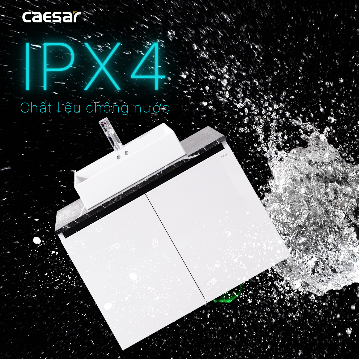 Bộ tủ chậu cabinet Caesar LF5263+EH48001AV