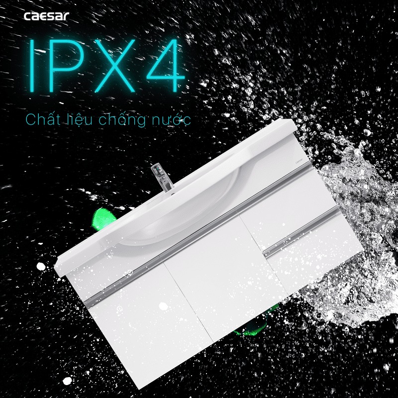 Bộ tủ chậu cabinet treo màu trắng Caesar LF5324+EH05324AV