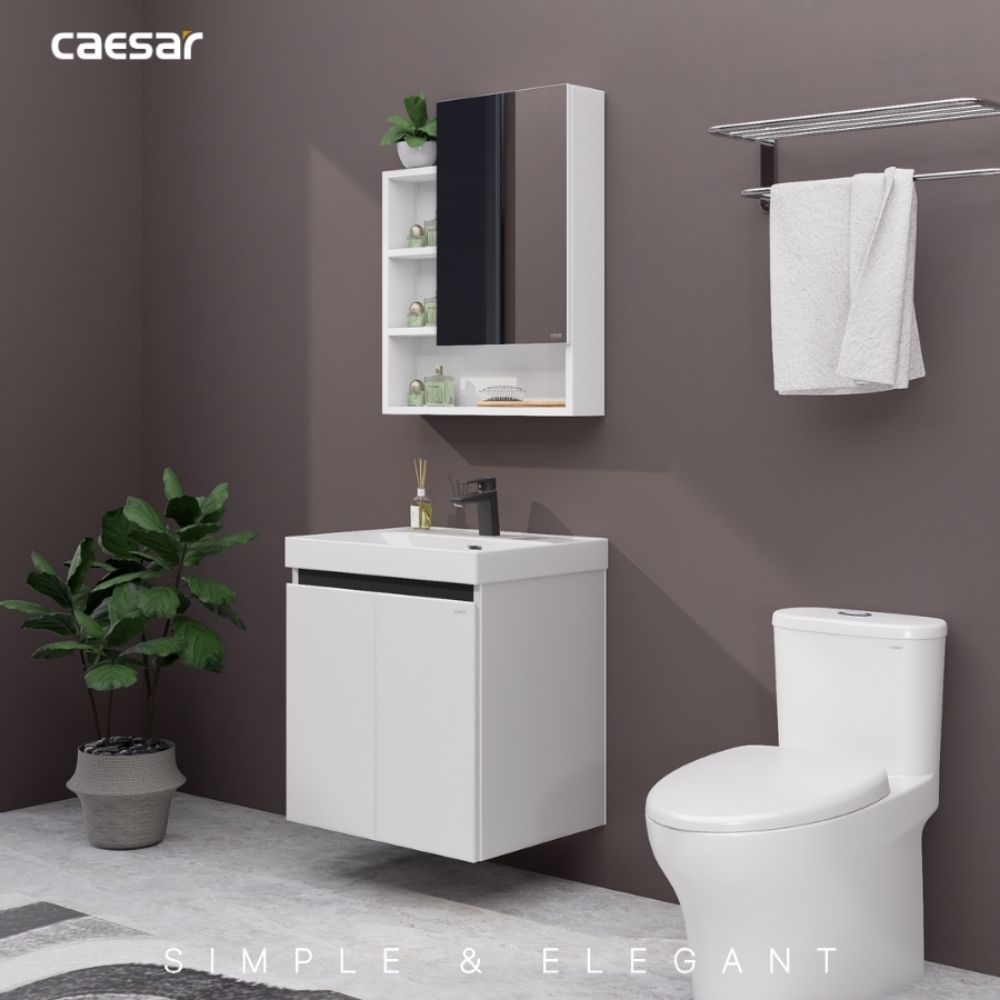 Bộ tủ chậu cabinet treo Caesar LF5356+EH15356AV