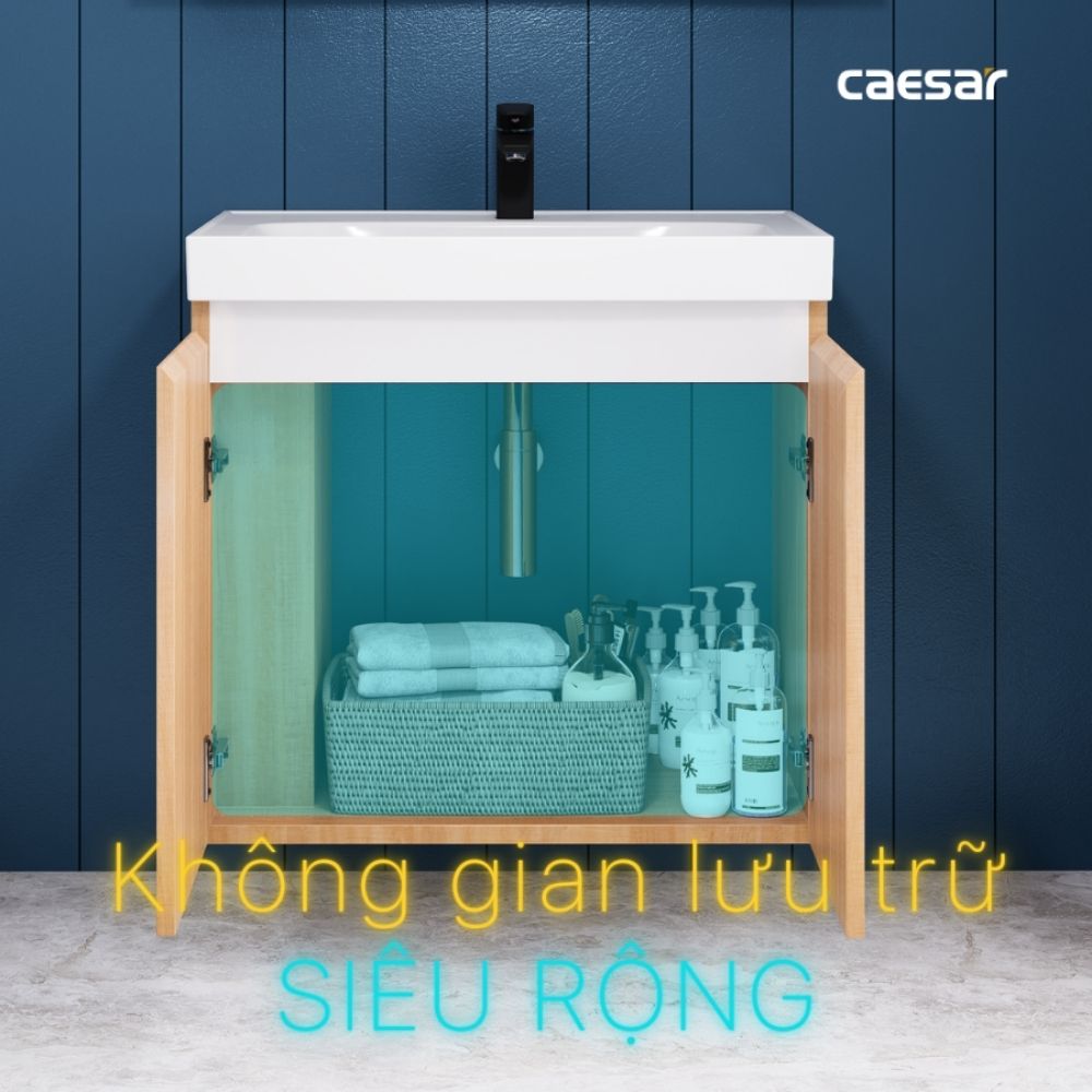 Bộ tủ chậu cabinet treo Caesar LF5357+EH15357CLW7V