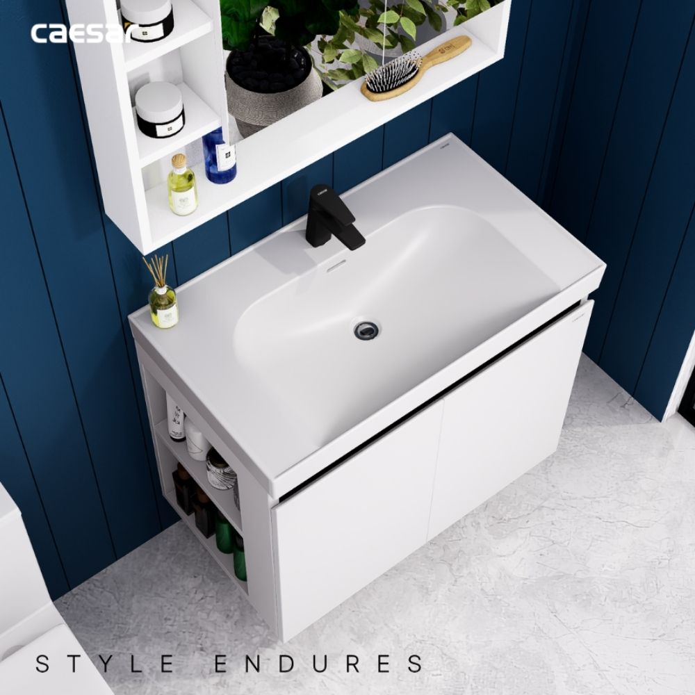 Bộ tủ chậu cabinet treo Caesar LF5358+EH15358CLV