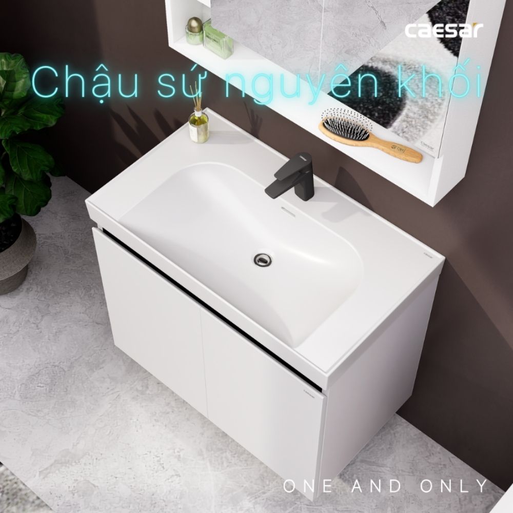 Bộ tủ chậu cabinet treo Caesar LF5358+EH15358CLV