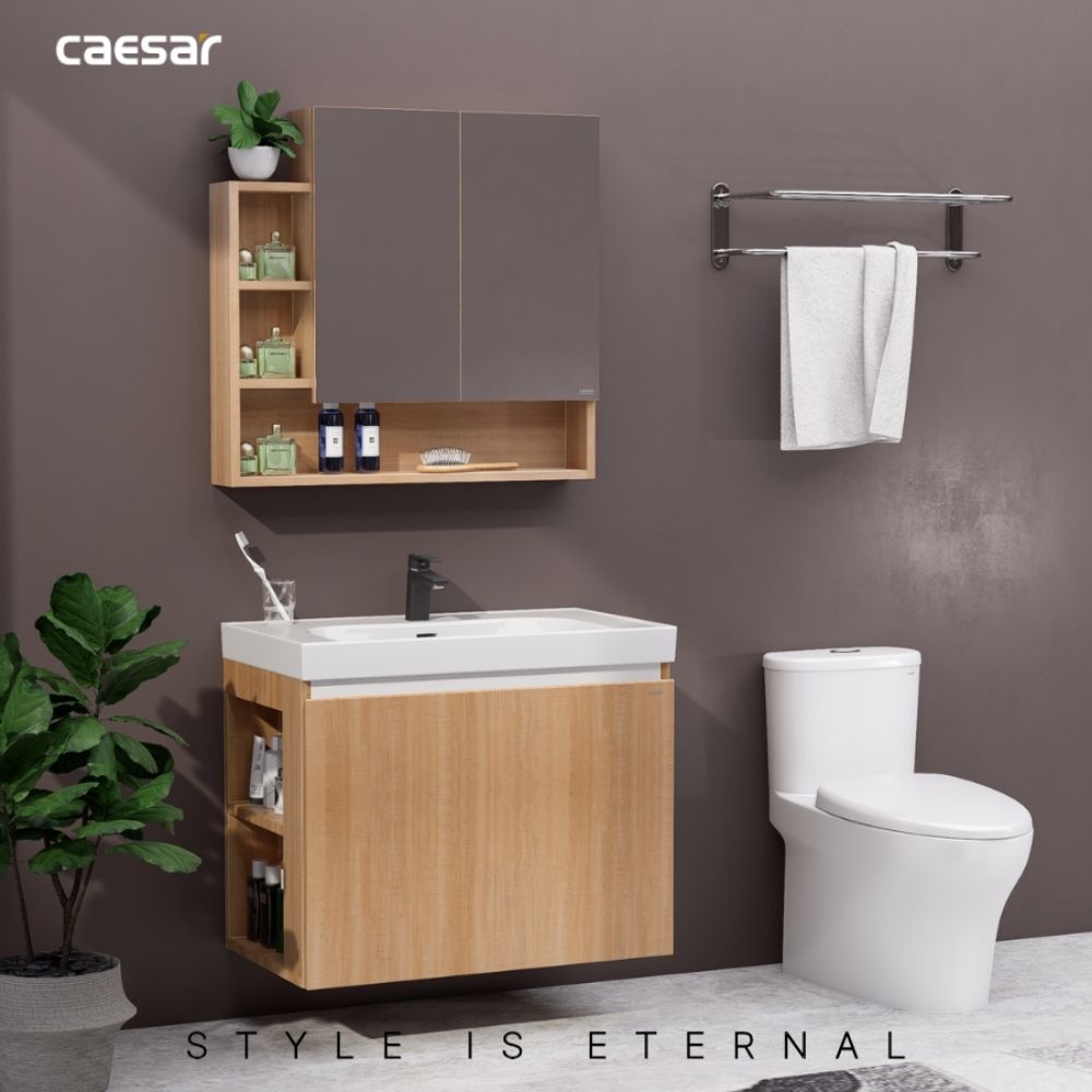 Bộ tủ chậu cabinet treo Caesar LF5358+EH15358CLW7V