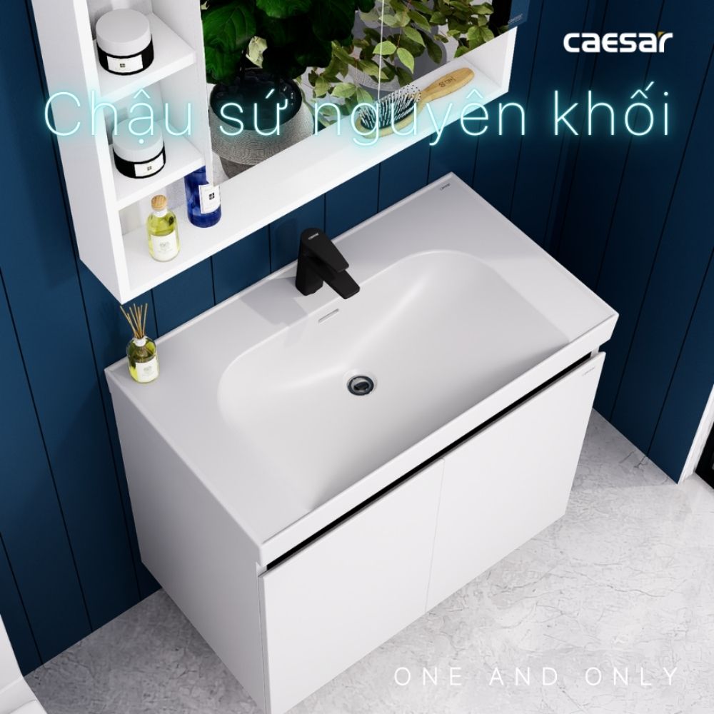 Bộ tủ chậu cabinet treo Caesar LF5358+EH15358CRV