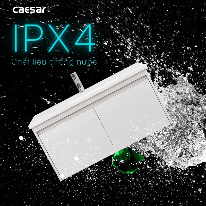 Bộ tủ chậu cabinet treo màu trắng Caesar LF5368+EH05368ADV