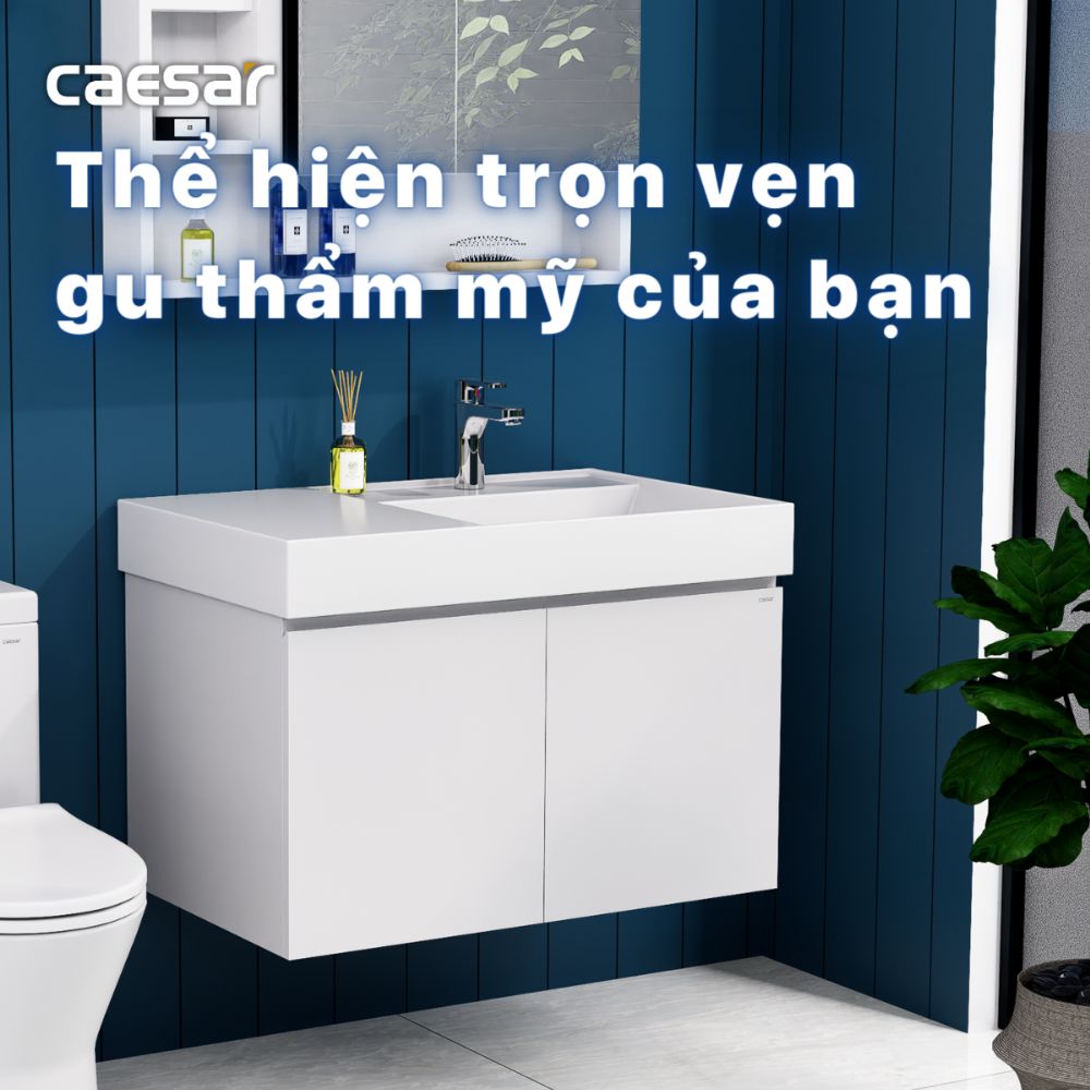 Bộ tủ lavabo Caesar LF5384+EH05382AV
