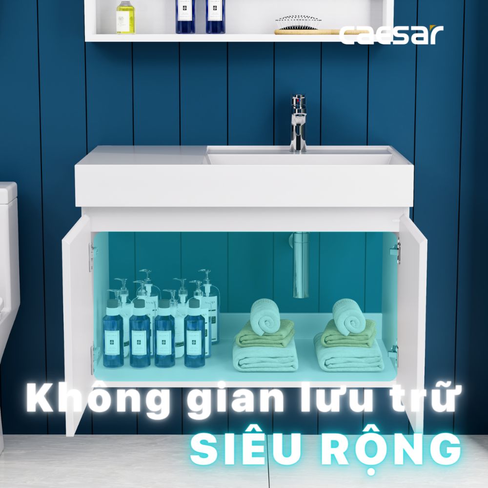 Bộ tủ lavabo Caesar LF5384+EH05382AV