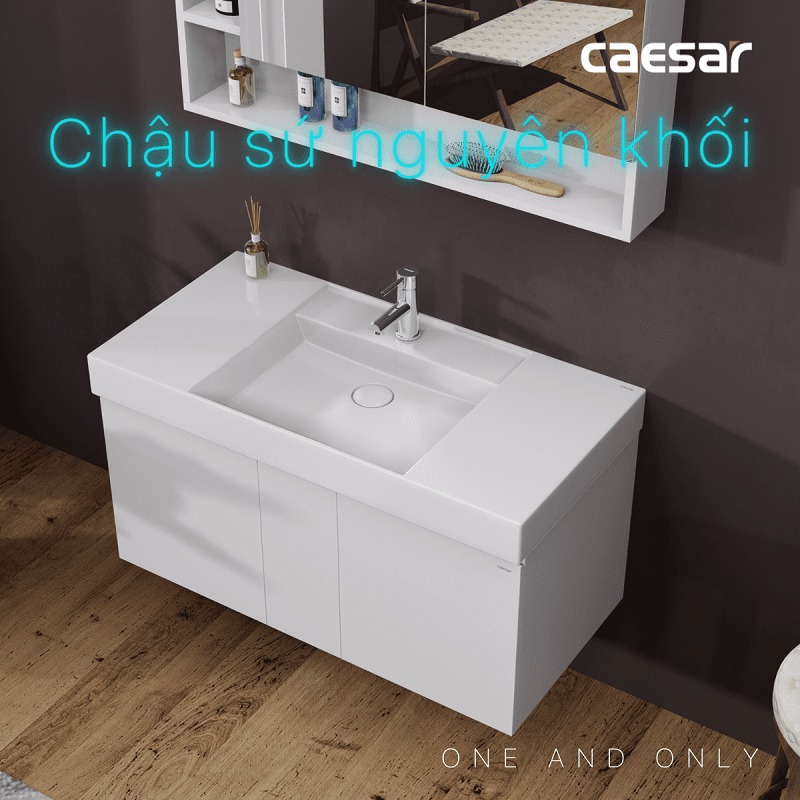 Tủ lavabo liền bàn Caesar LF5386+EH05386AV