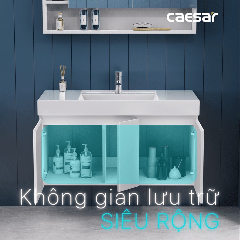 Tủ lavabo liền bàn Caesar LF5386+EH05386AV