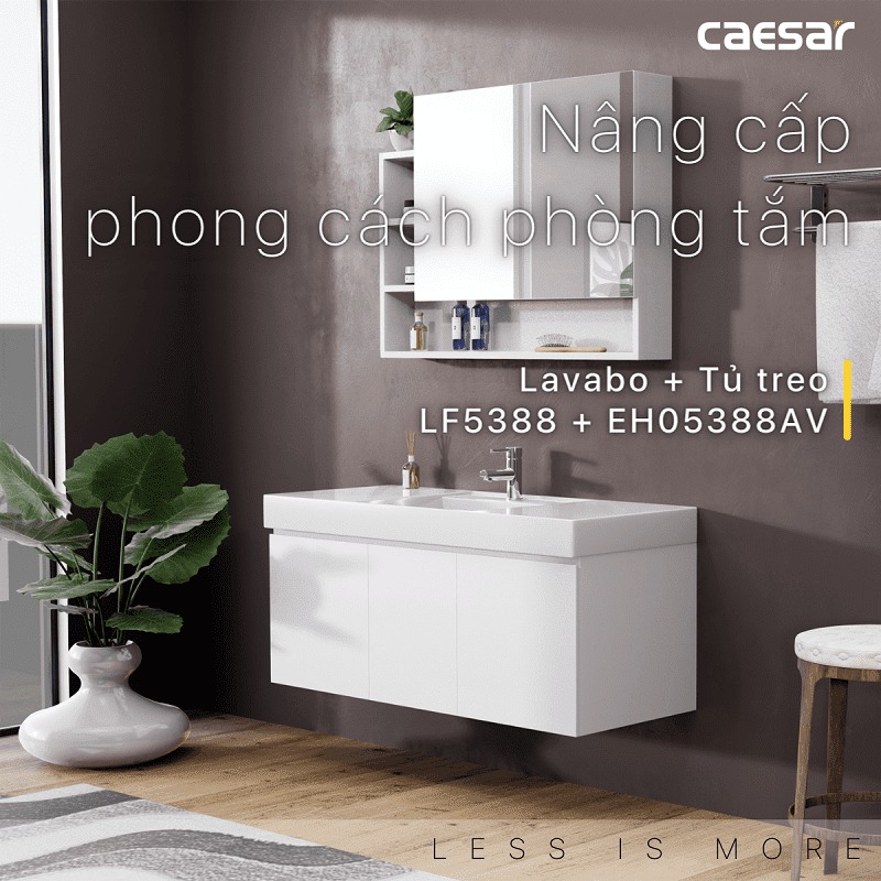 Lavabo + Tủ treo - LF5388 + EH05388AV