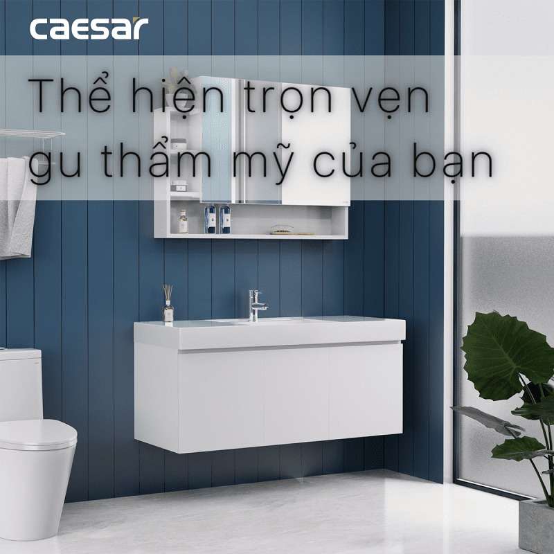Tủ lavabo liền bàn Caesar LF5388+EH05388AV