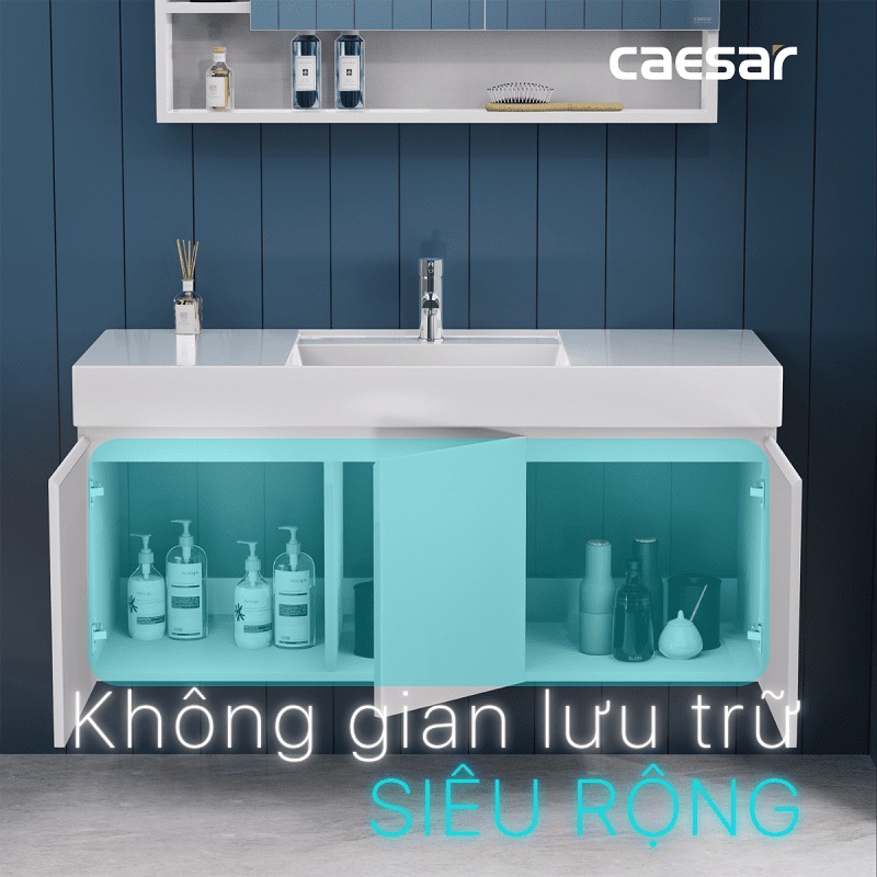 Tủ lavabo liền bàn Caesar LF5388+EH05388AV