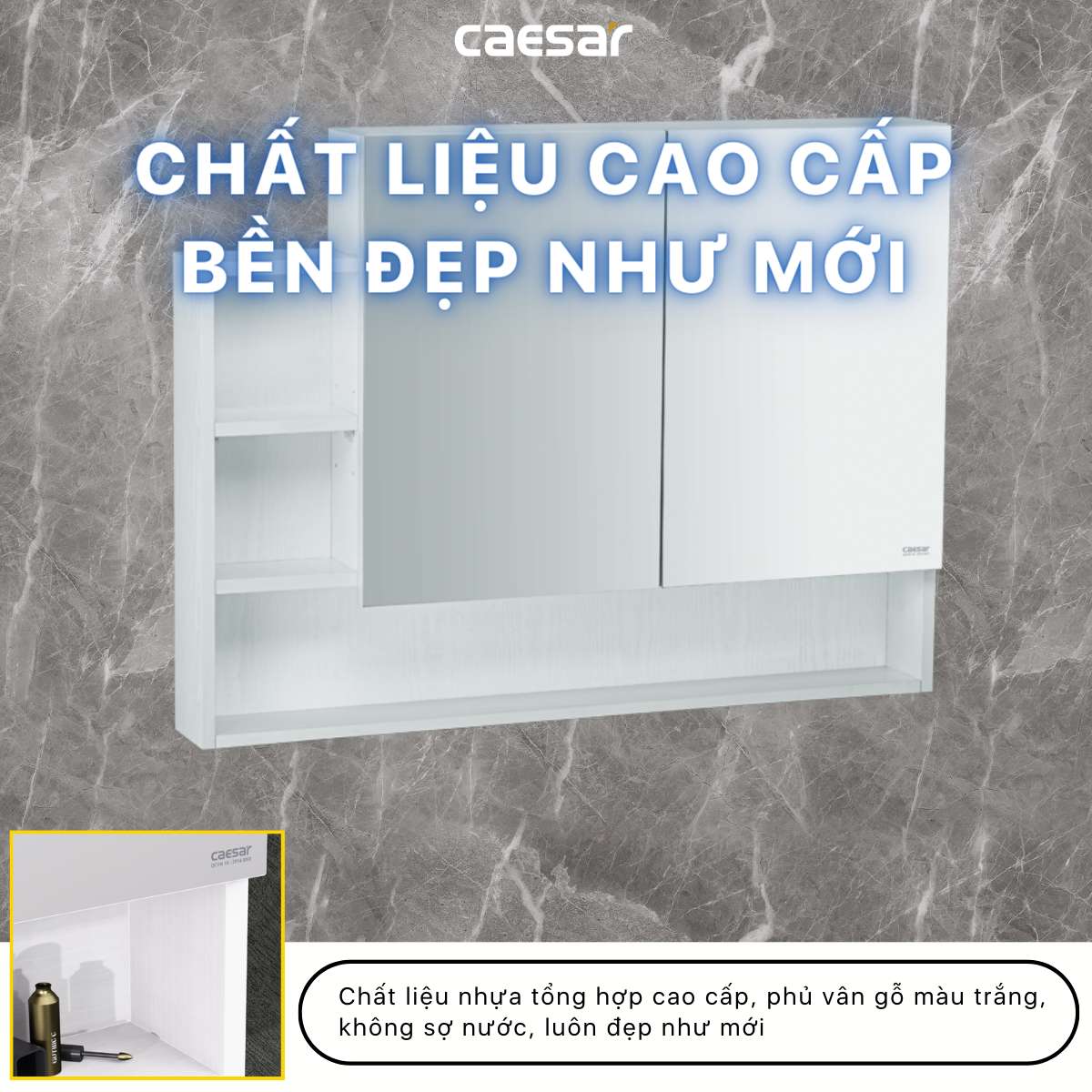 Tủ gương Caesar EM01100V