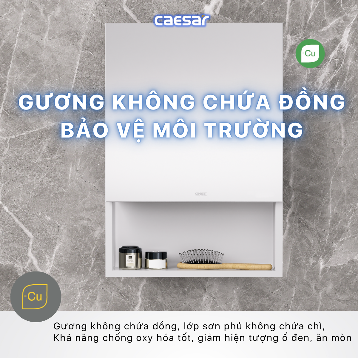 Tủ gương Caesar EM0145V