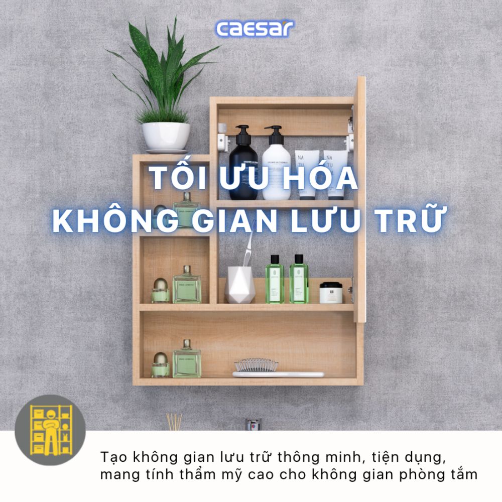 Tủ gương Caesar EM0160W7V