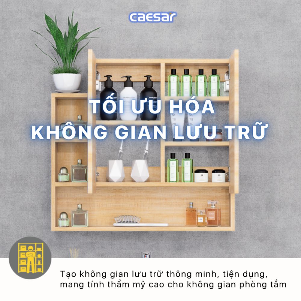 Tủ gương Caesar EM0180W7V