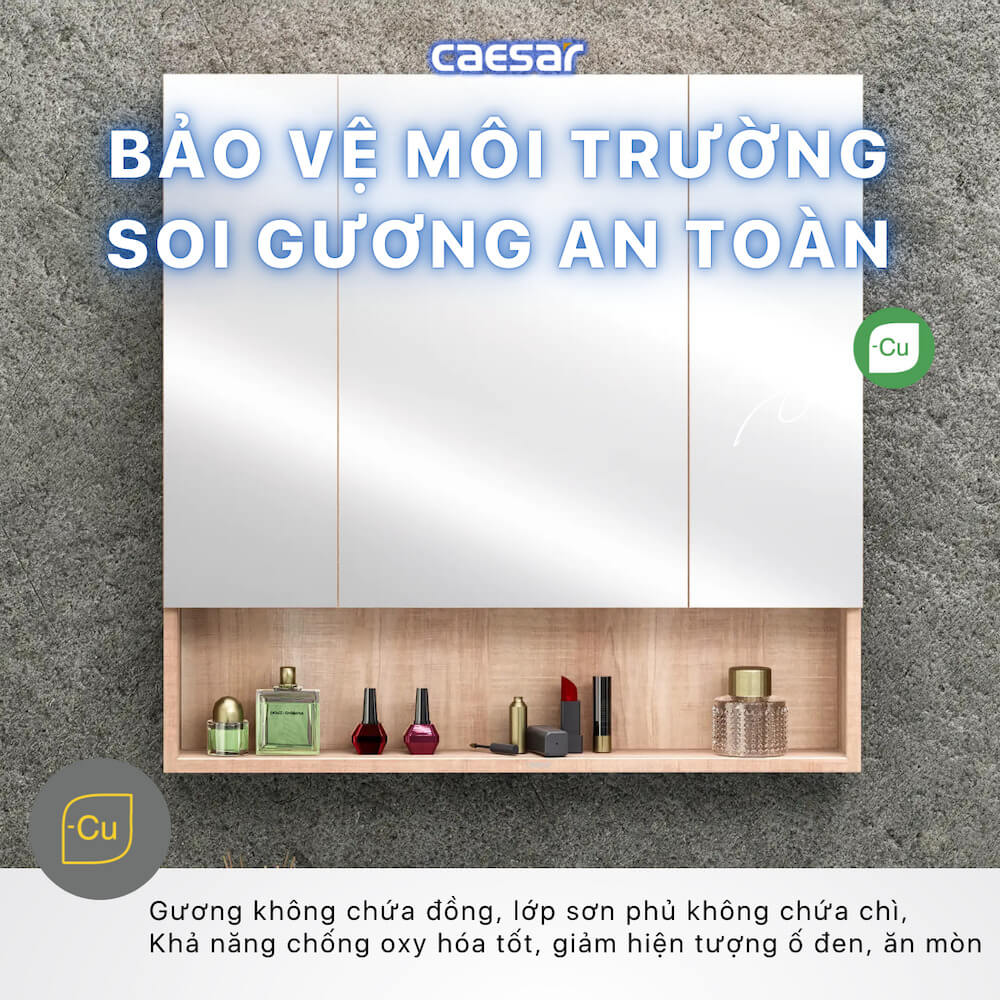 Tủ gương CAESAR EM1180W7V