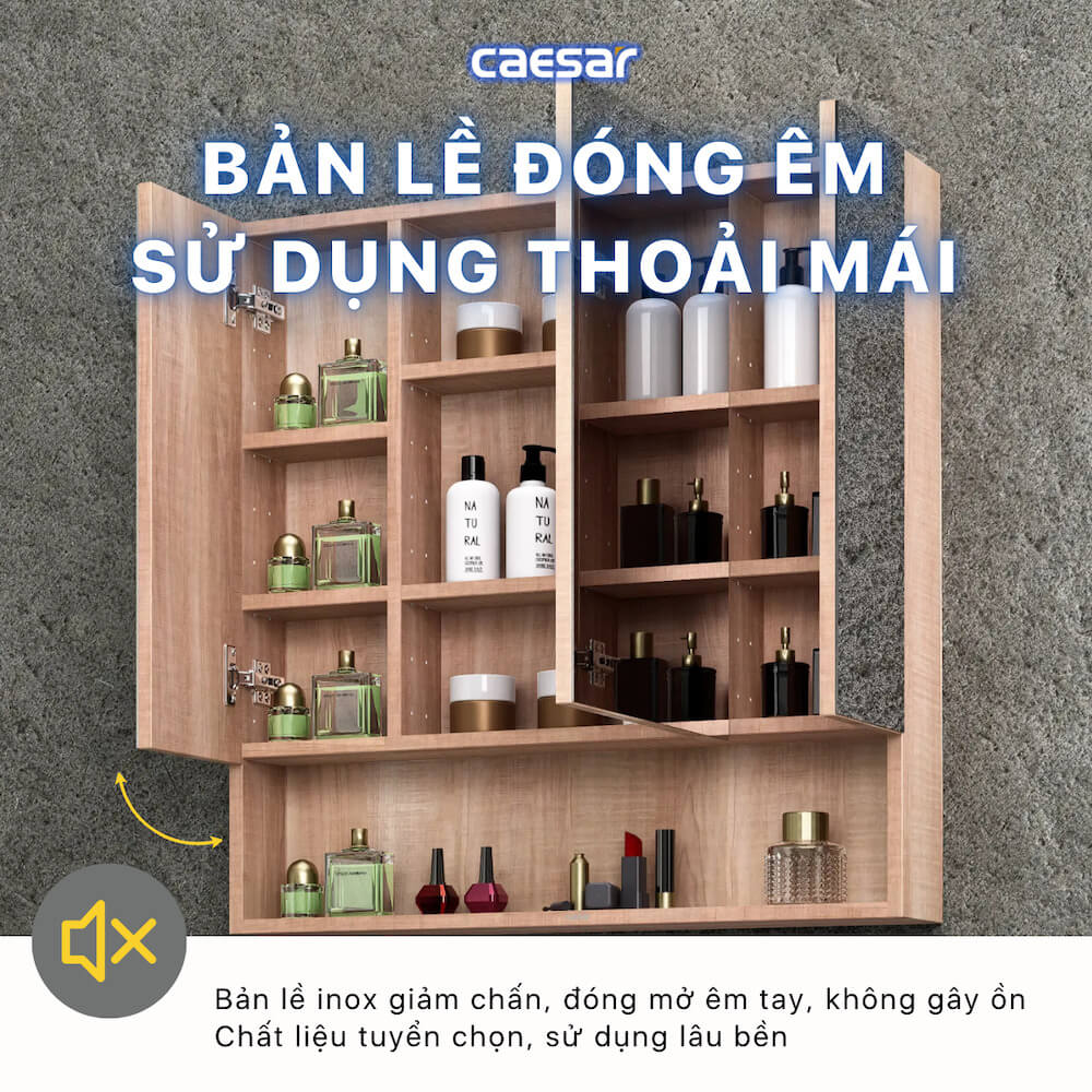 Tủ gương CAESAR EM1180W7V