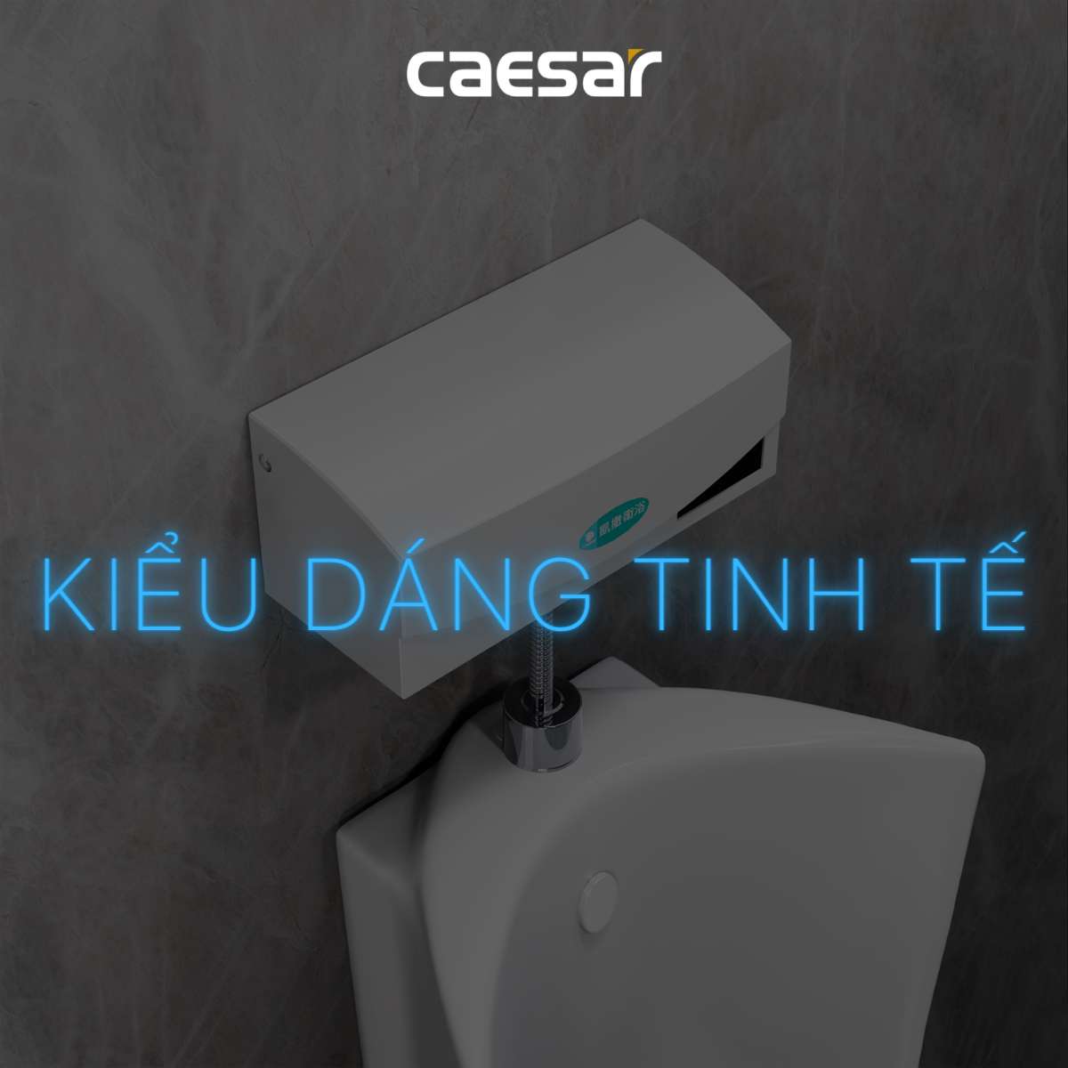 Van xả cảm ứng bồn tiểu nam Caesar A623