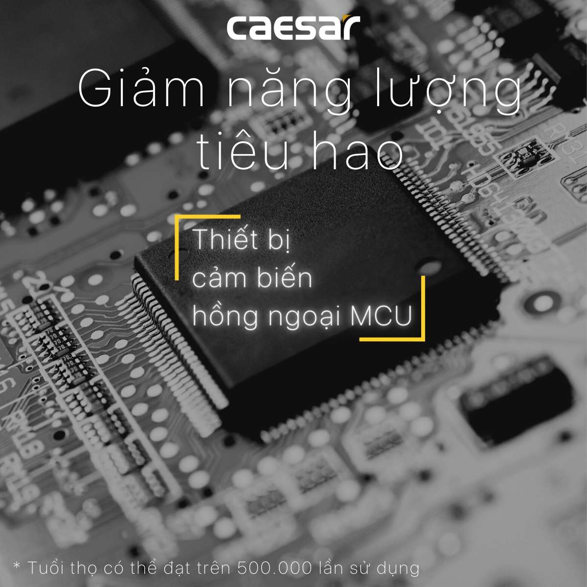 Van xả cảm ứng bồn tiểu nam Caesar A623