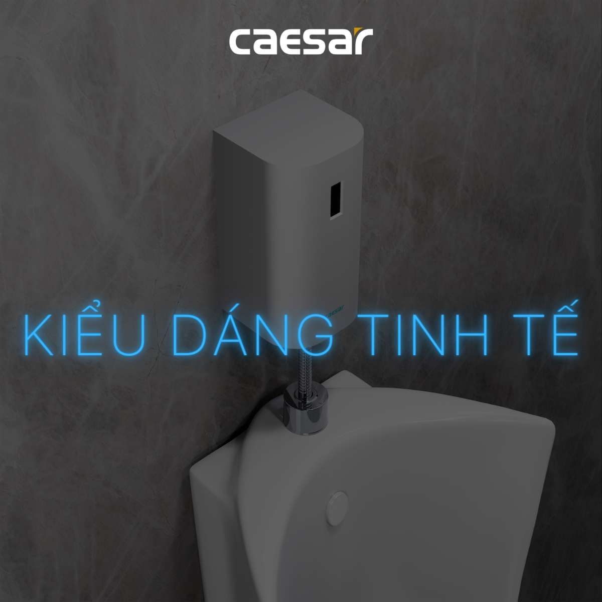 Van xả cảm ứng bồn tiểu nam Caesar A624
