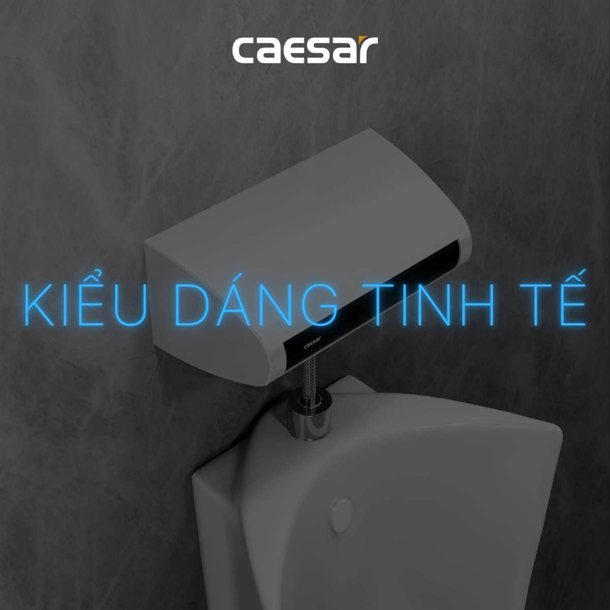 Van xả cảm ứng bồn tiểu nam Caesar A648