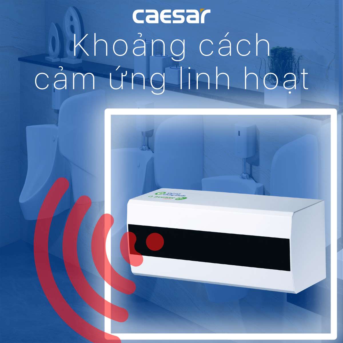 Van tiểu cảm ứng tạo ozon dùng điện Caesar A649OZ