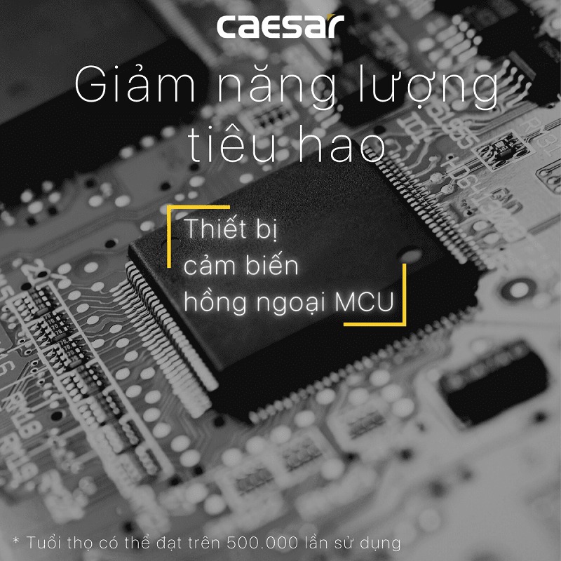 Van xả cảm ứng bồn tiểu nam Caesar A672