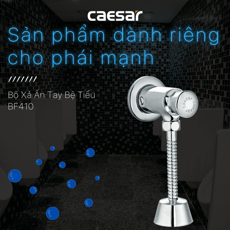 Van xả cơ bồn tiểu nam Caesar BF410