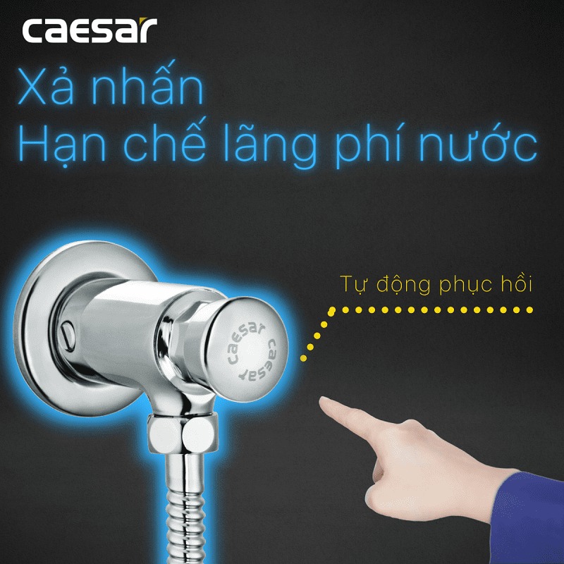 Van xả cơ bồn tiểu nam Caesar BF410