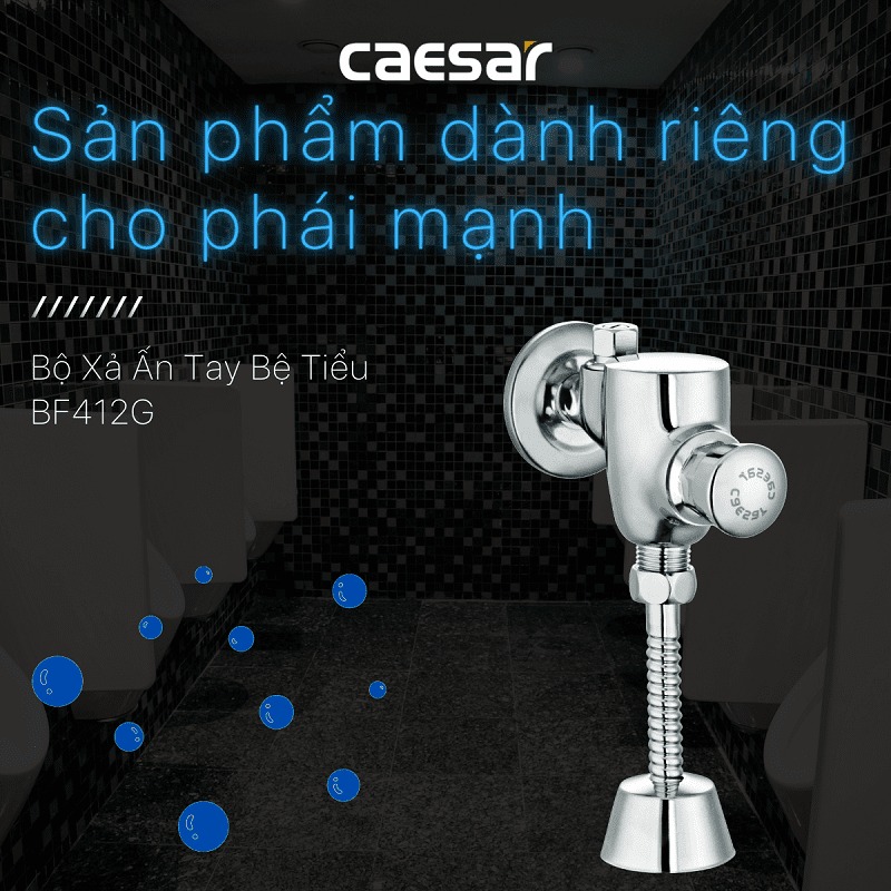 Van xả cơ bồn tiểu nam Caesar BF412G