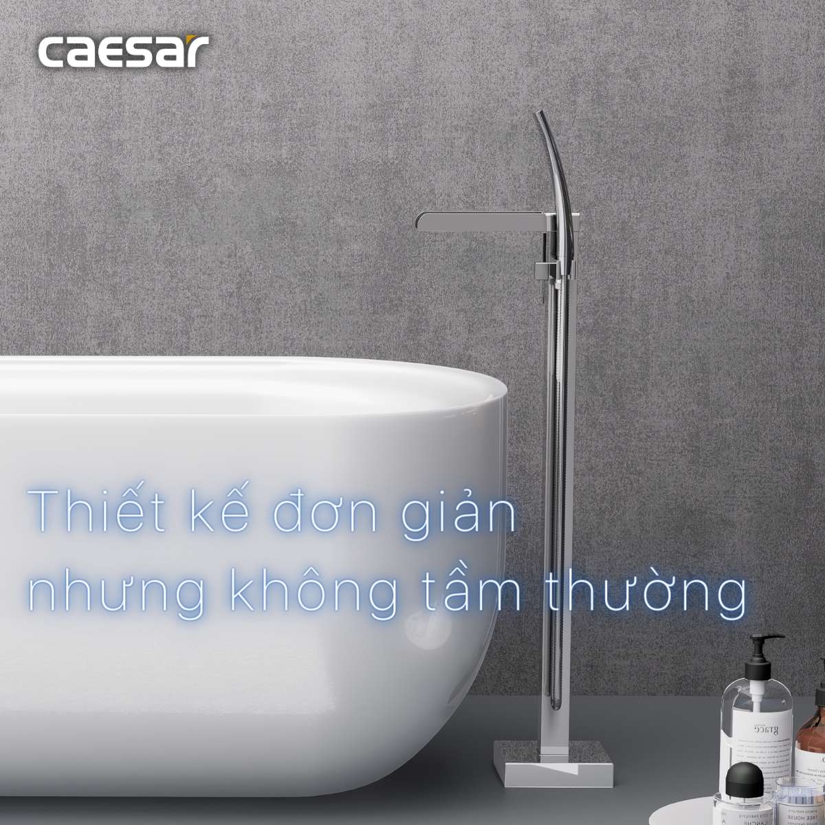 Vòi bồn tắm nóng lạnh Caesar AS689C