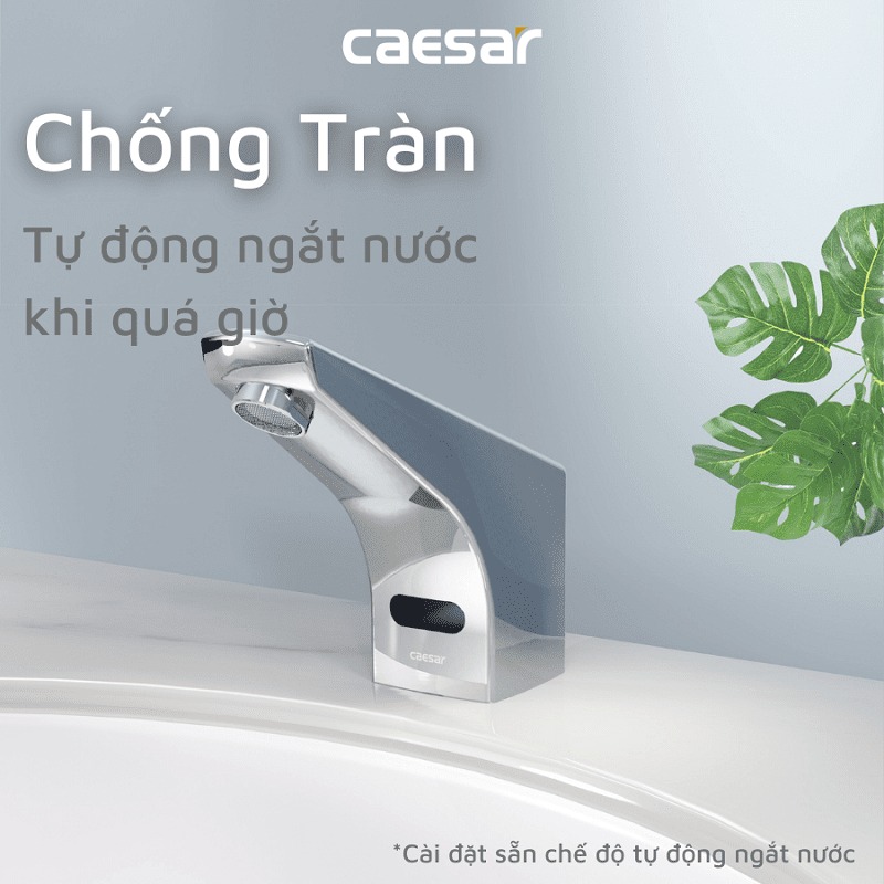 Vòi chậu lavabo cảm ứng nước lạnh Caesar A912
