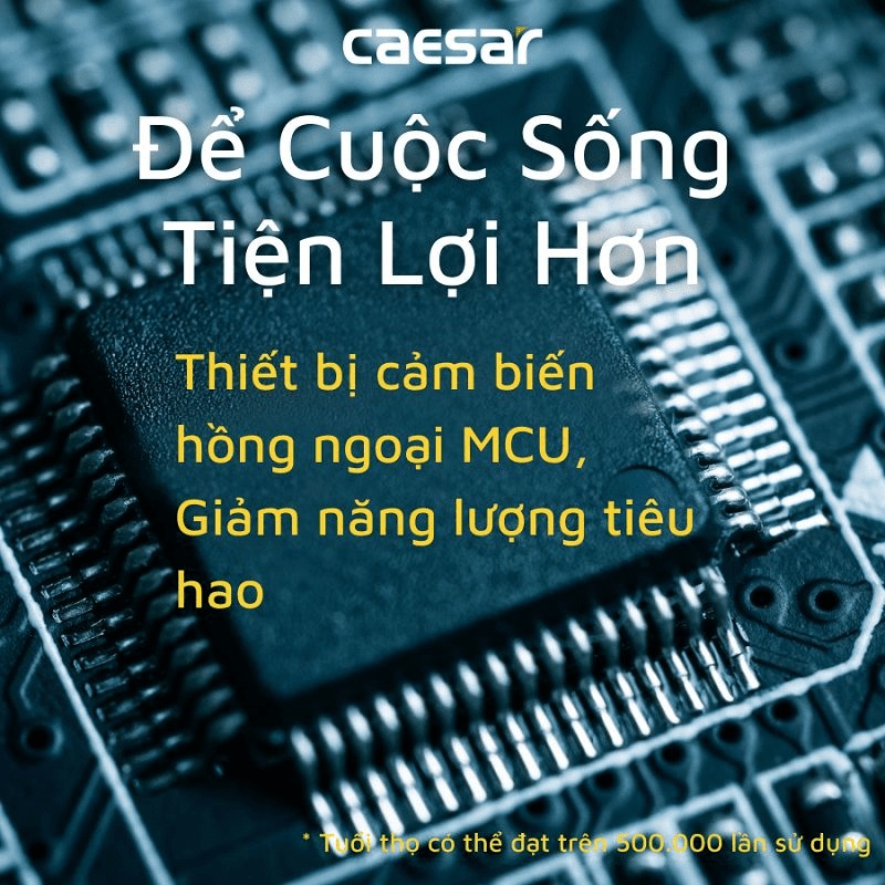 Vòi chậu lavabo cảm ứng nước lạnh Caesar A912