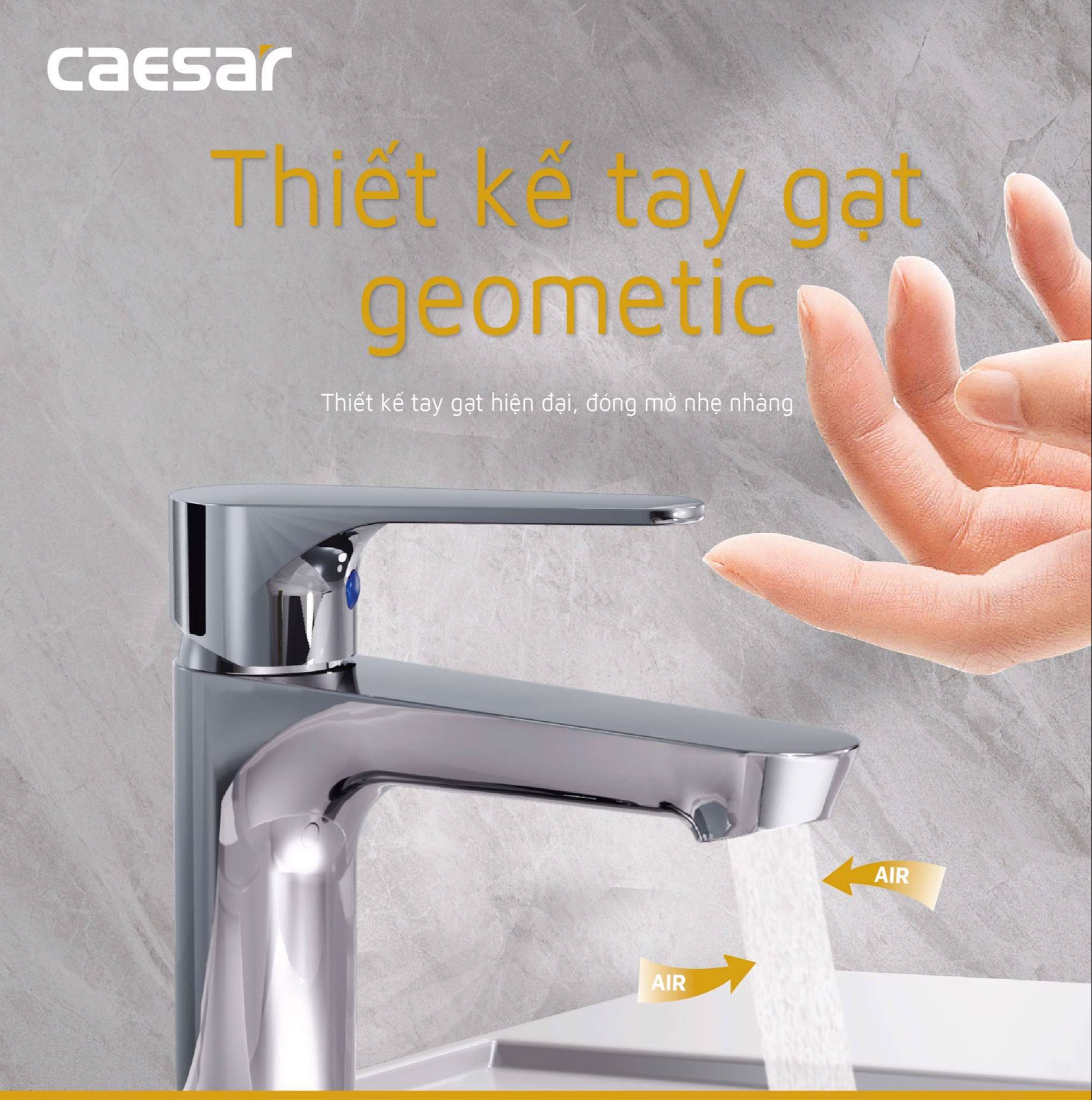 Vòi chậu lavabo lạnh Caesar B060CU