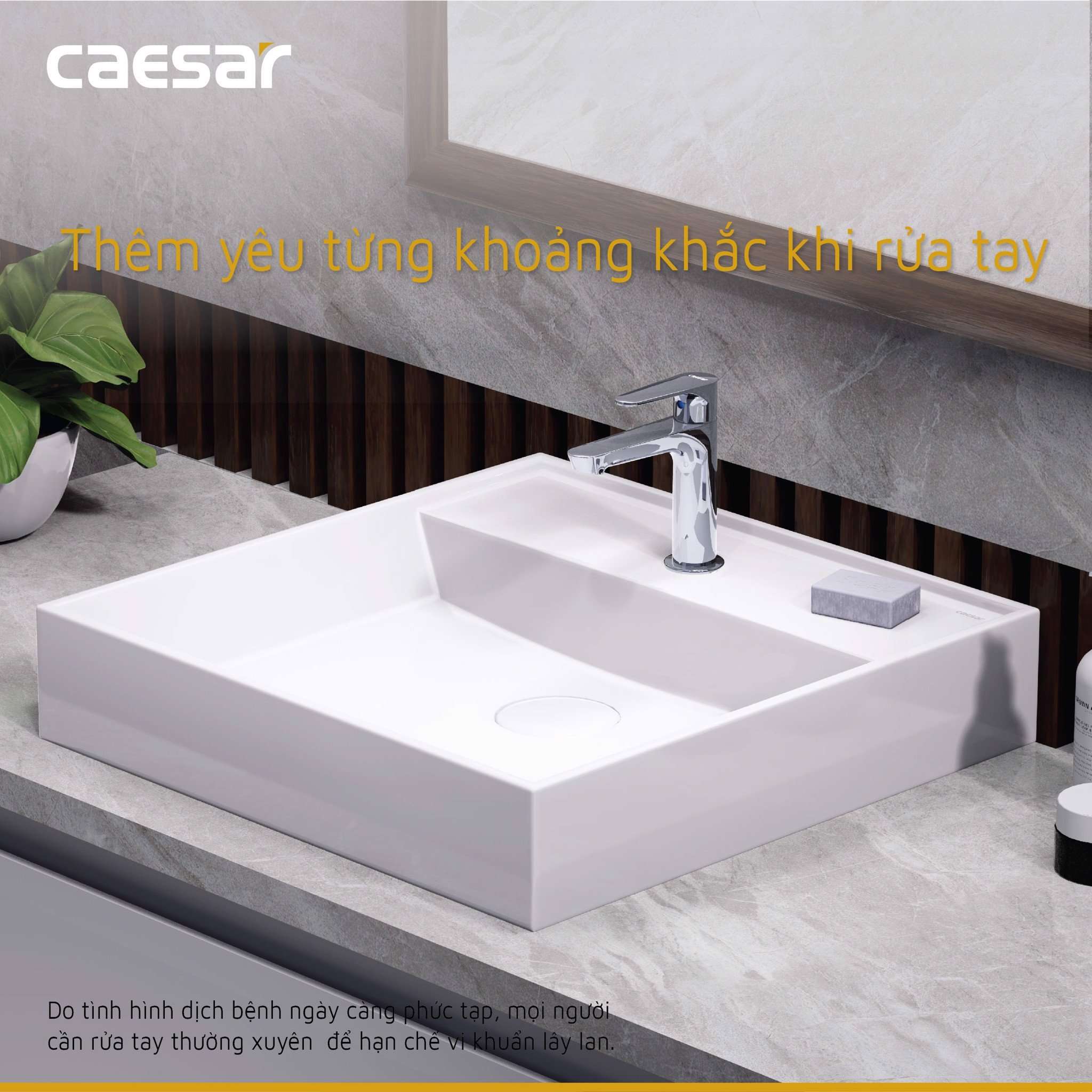 Vòi chậu lavabo lạnh Caesar B060CU