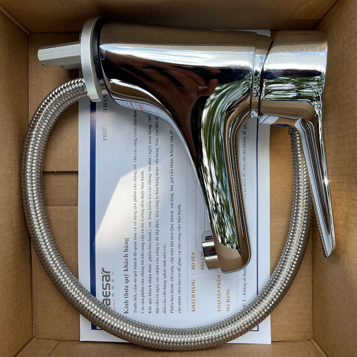 Vòi chậu lavabo lạnh Caesar B109C