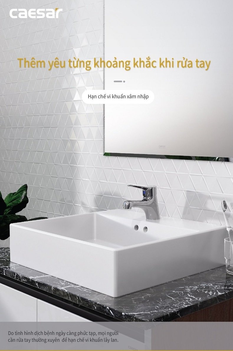 Vòi chậu lavabo lạnh Caesar B111C