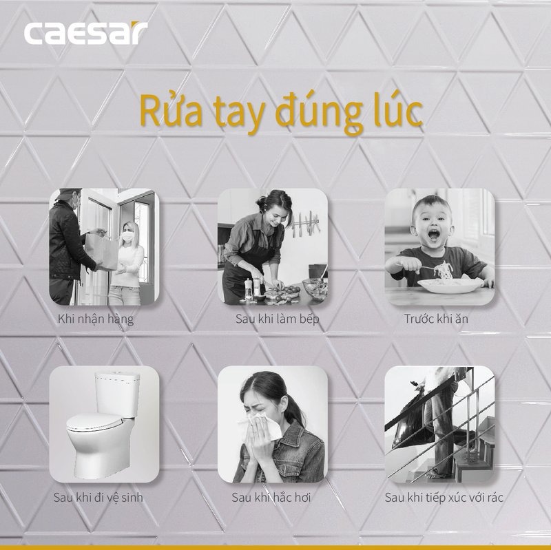 Vòi chậu lavabo lạnh Caesar B111C