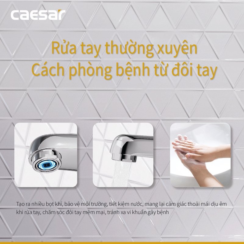 Vòi chậu lavabo lạnh Caesar B111C