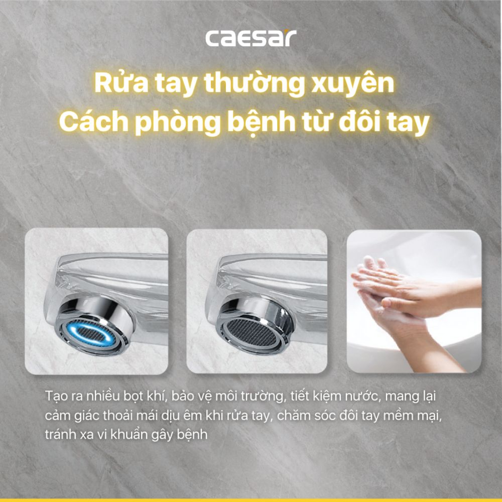 Vòi chậu lavabo lạnh Caesar B119C
