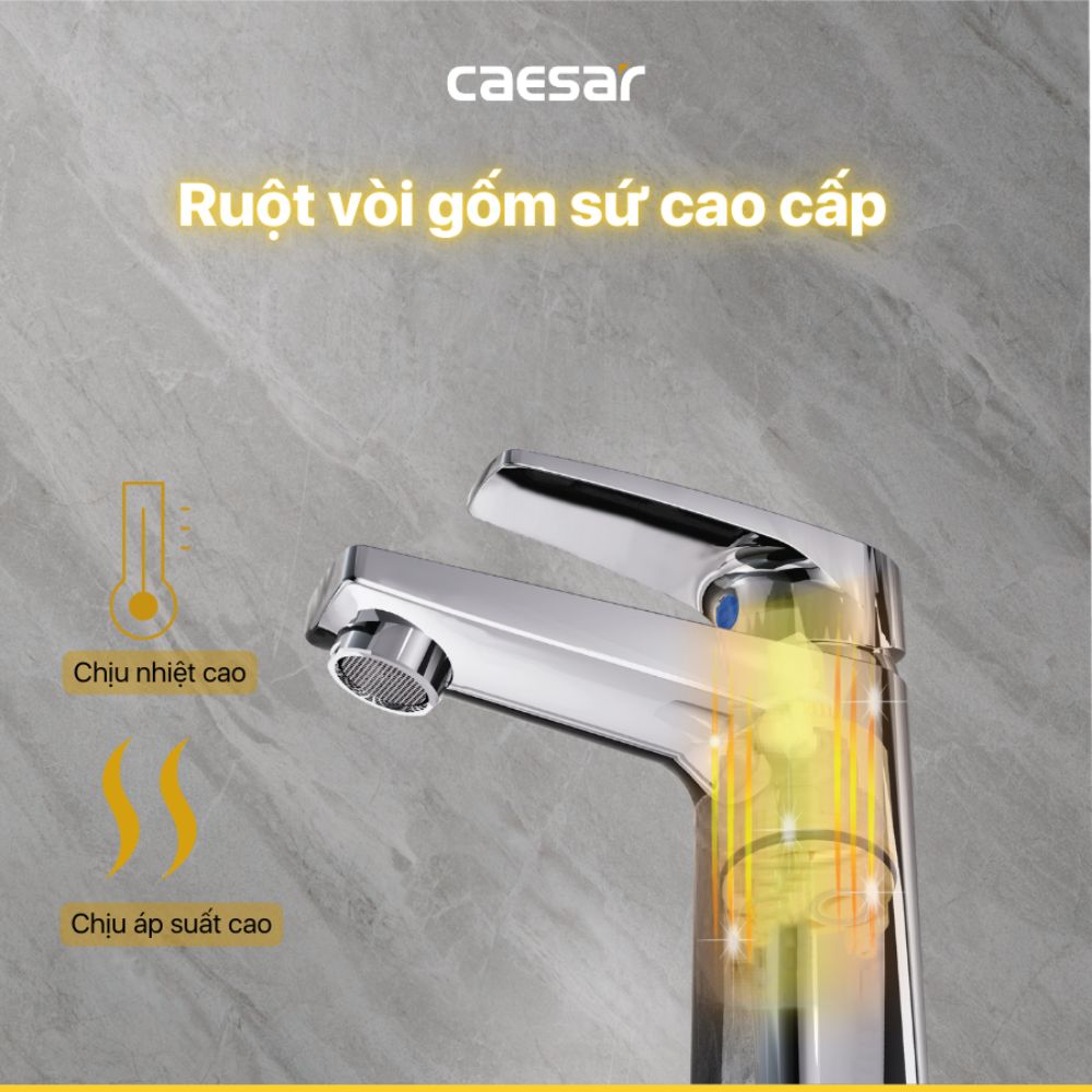Vòi chậu lavabo lạnh Caesar B119C