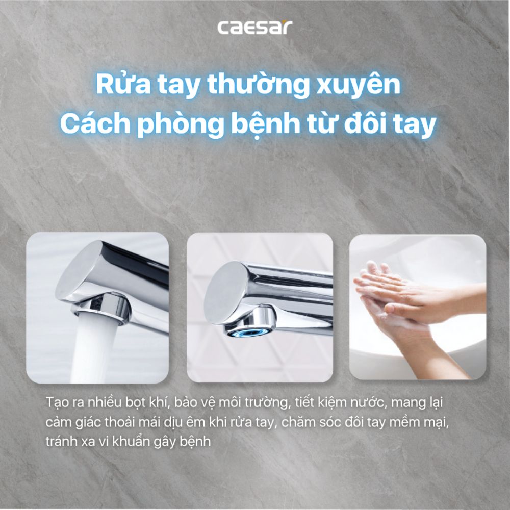 Vòi chậu lavabo lạnh Caesar B191C