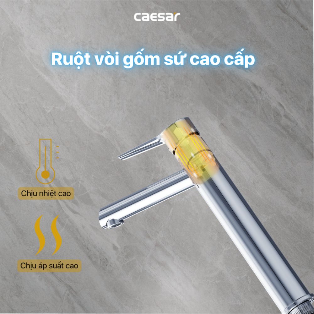 Vòi chậu lavabo lạnh Caesar B191C