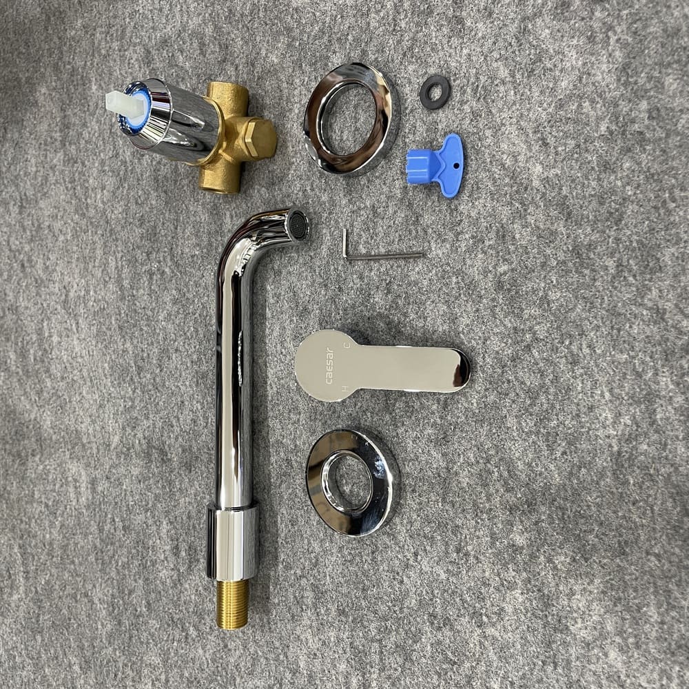 Vòi lavabo nóng lạnh âm tường Caesar B308C