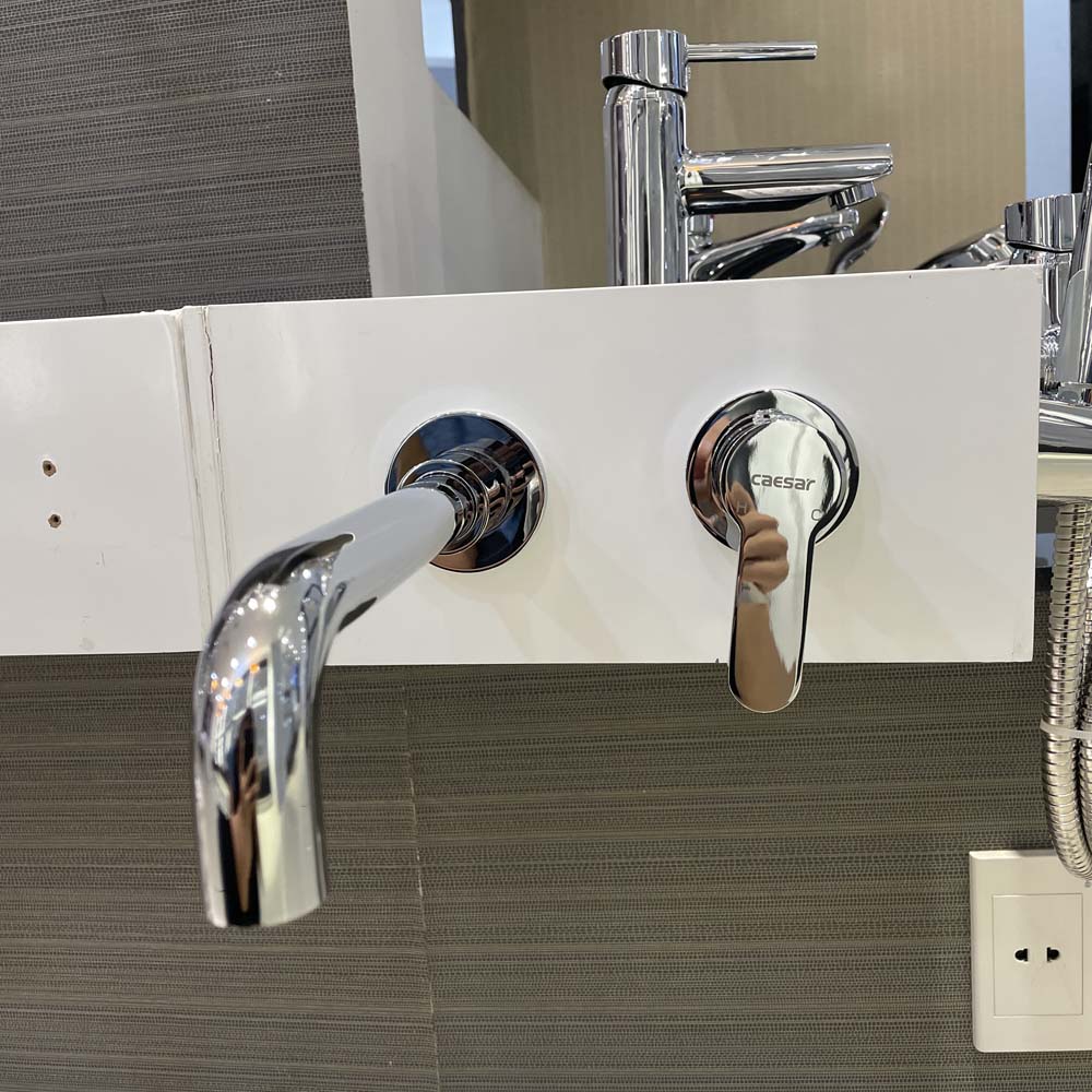 Vòi lavabo nóng lạnh âm tường Caesar B308C