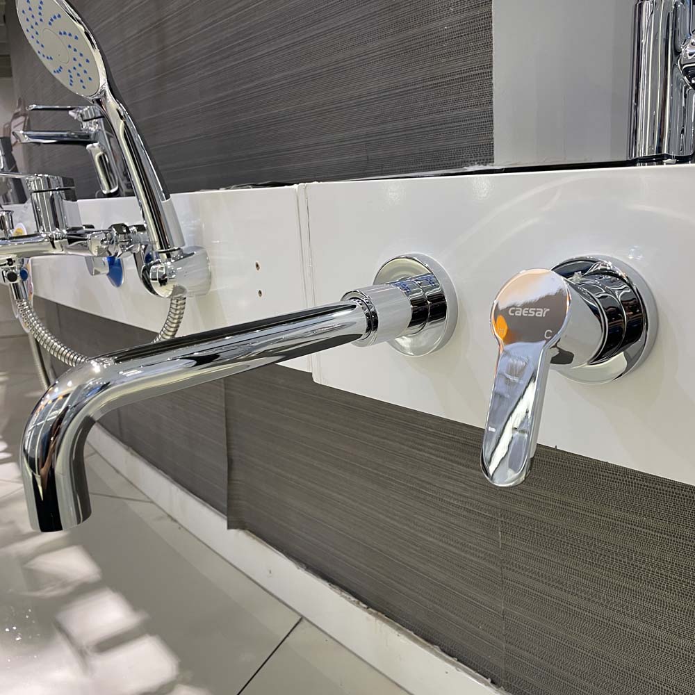 Vòi lavabo nóng lạnh âm tường Caesar B308C