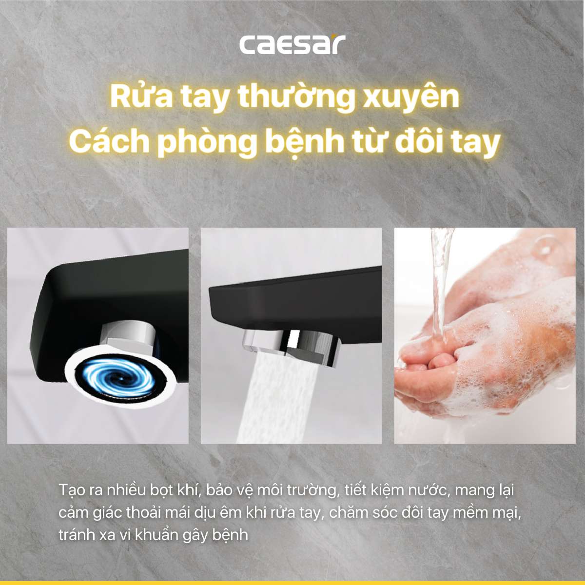Vòi chậu lavabo nóng lạnh Caesar B390CU / CBU / CGU / CRU / CWU
