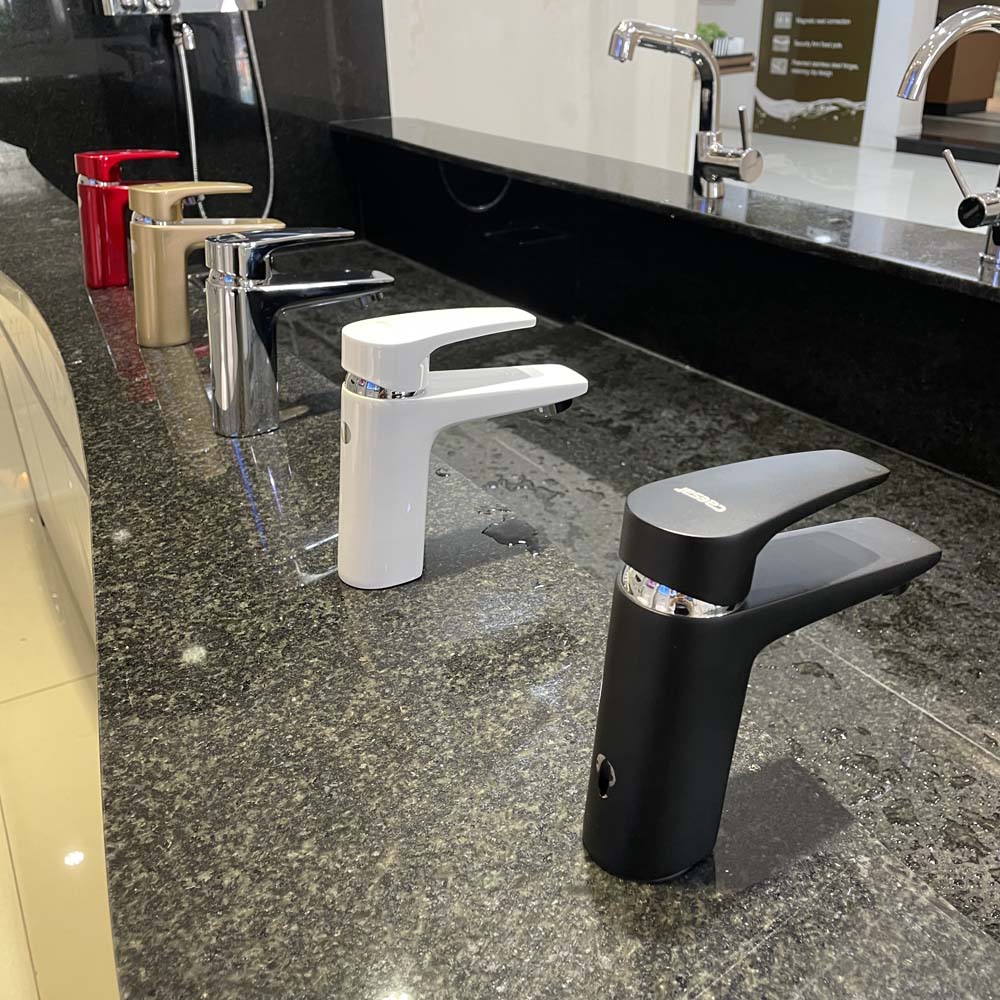 Vòi chậu lavabo nóng lạnh Caesar B390CU / CBU / CGU / CRU / CWU