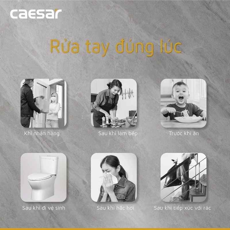 Vòi chậu lavabo nóng lạnh Caesar B400CU